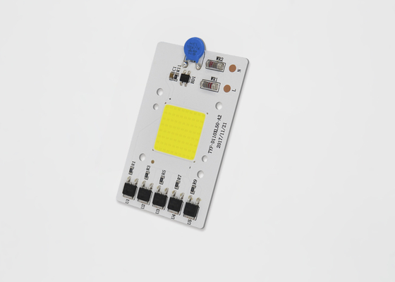 ال ای دی ماژول طیف کامل AC LED 50W 30W Ac Dimmable 52 * 84mm برای نور سیل